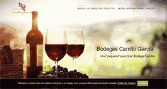 Desktop Screenshot of bodegascarrillo.com